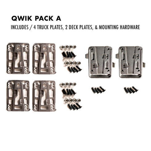 Qwiktruks - Quick Release System(Qwik Pack A)
